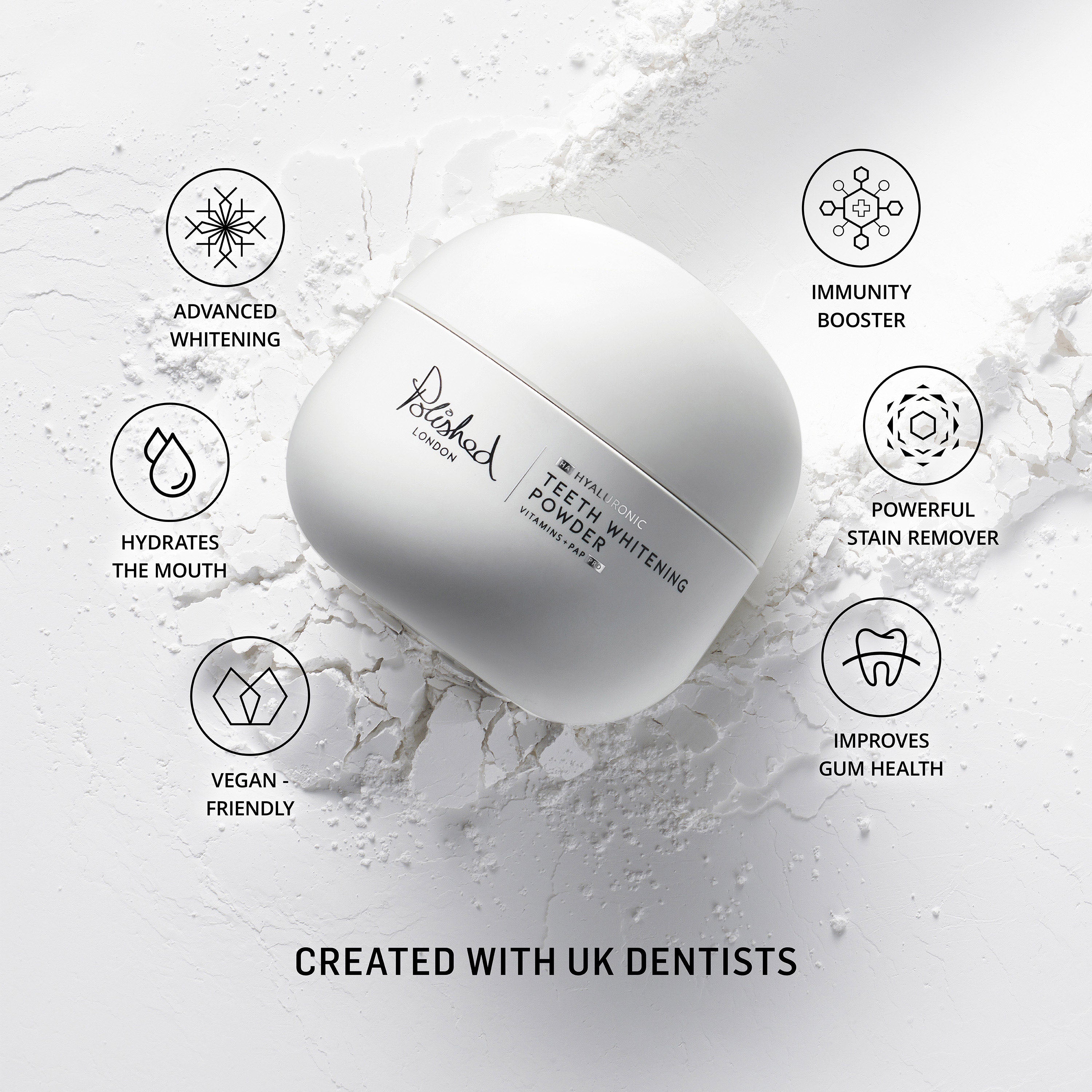 Teeth Whitening Powder & Prebiotic Toothpaste - Vanilla Bundle