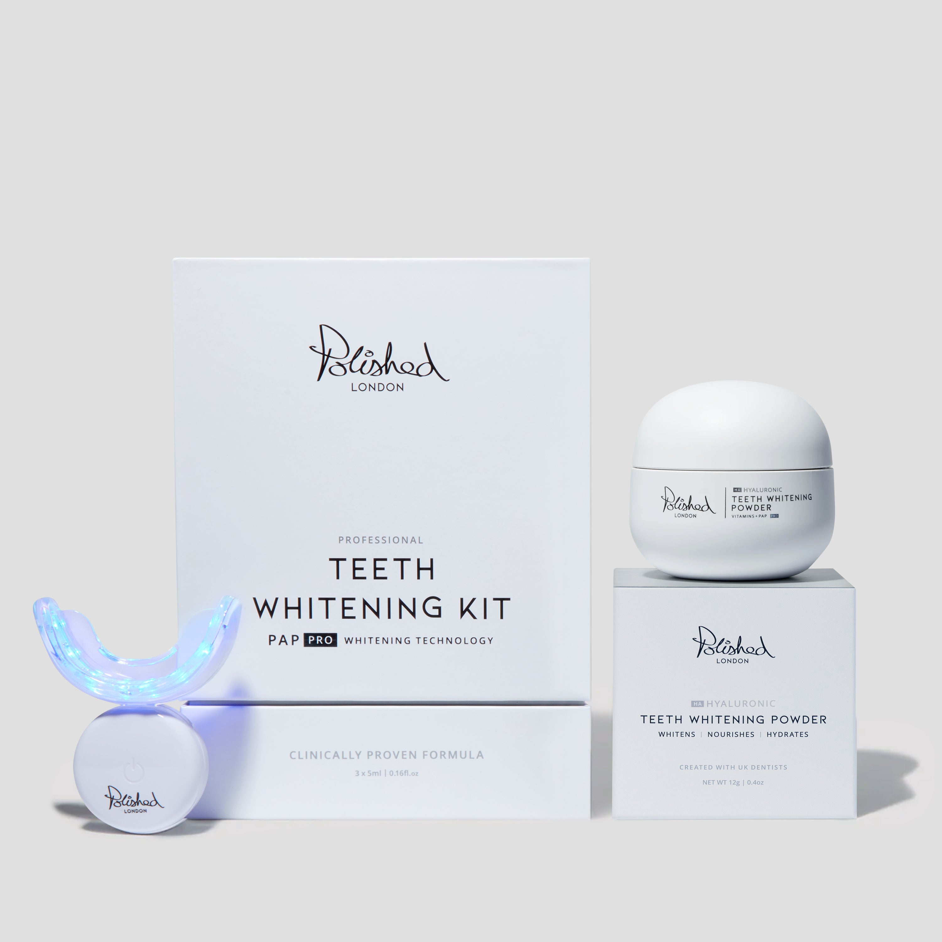 TEETH WHITENING KIT & POWDER BUNDLE