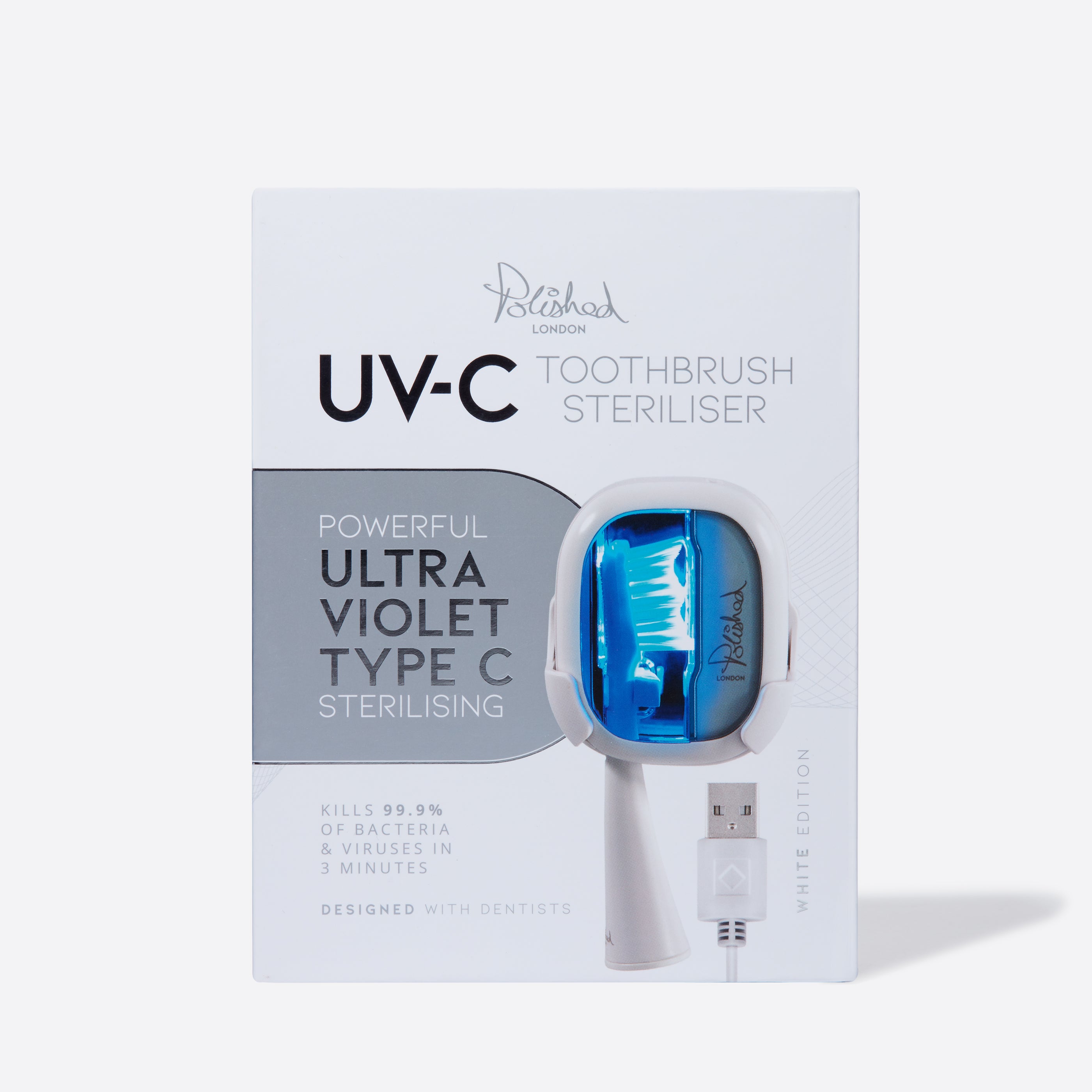 UVC TOOTHBRUSH STERILISER + GWP TOOTHBRUSH